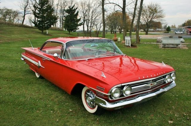 Chevrolet Impala 2 Door Hardtop 1960 Red For Sale. 01837s126141 1960 