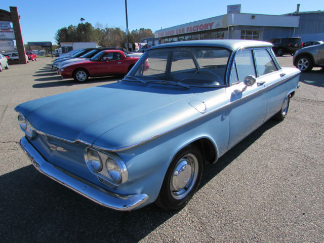 Chevrolet Corvair Sedan 1960 Blue For Sale 00769w262599 1960 Chevy
