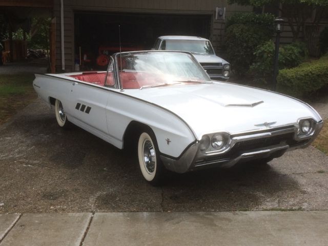 1963 ford thunderbird white