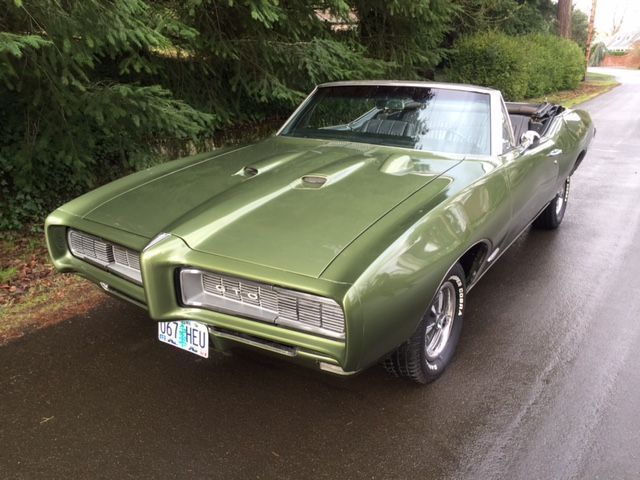 Pontiac Gto Convertible 1968 Vedoro Green For Sale 242678p191879 1968