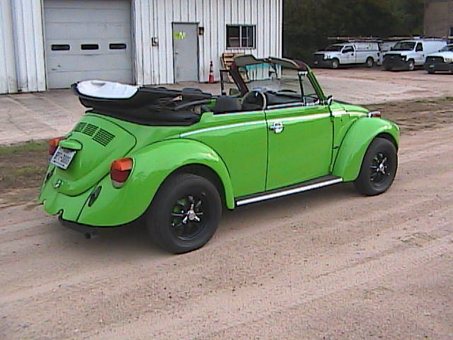 Volkswagen Beetle - Classic Convertible 1974 Lime Green For Sale. 1974 ...