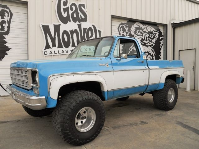 Chevrolet Silverado 1500 Pickup Truck 1975 Blue For Sale CKY145Z126809