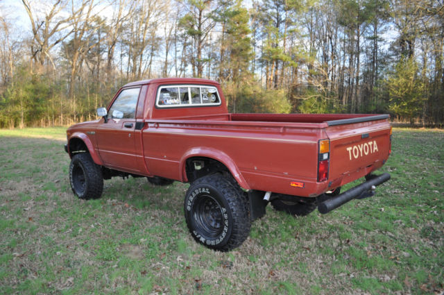 Toyota Tacoma Regular Cab 1983 Red For Sale. JT4RN44E1D1141486 1983 Toyota Pickup 5 Speed 4x4 ...