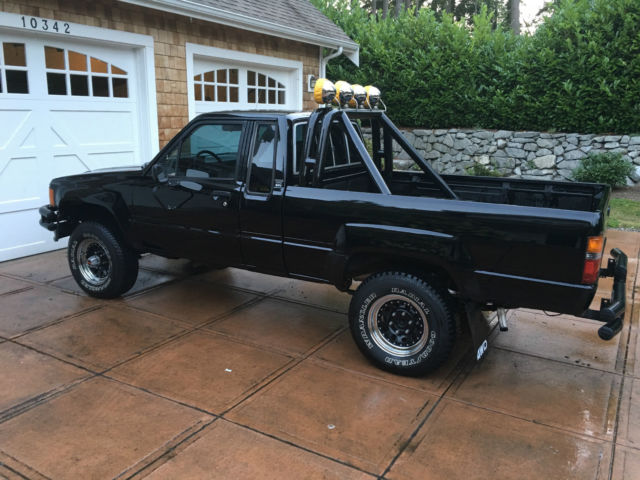Black 1985 Toyota Tacoma 4x4 For Sale 4 Speed Manual