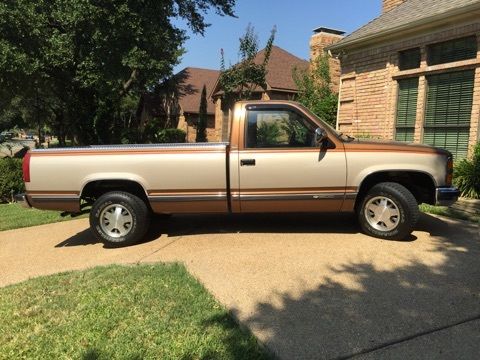 1989 brown 1500 tan silverado chevrolet pickup condition pkg mint color tone cab two extended used