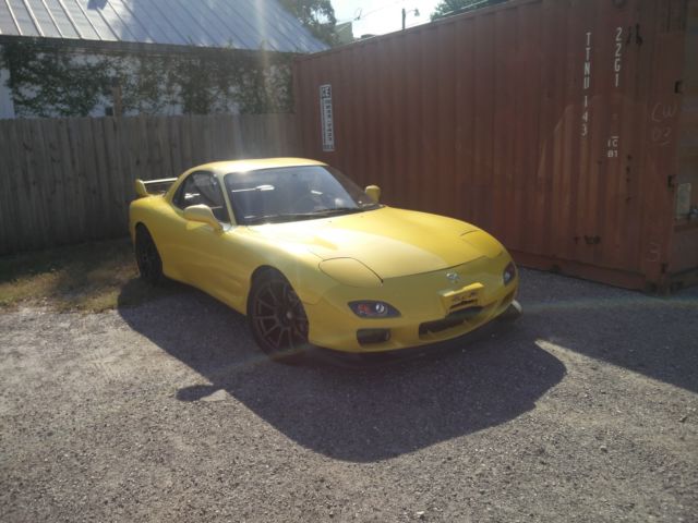 Mazda Rx 7 Coupe 1993 Yellow For Sale Jm1fd3314p0207439 1993 Rx 7 Cym